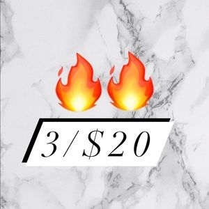 🔥🔥 3/$20!